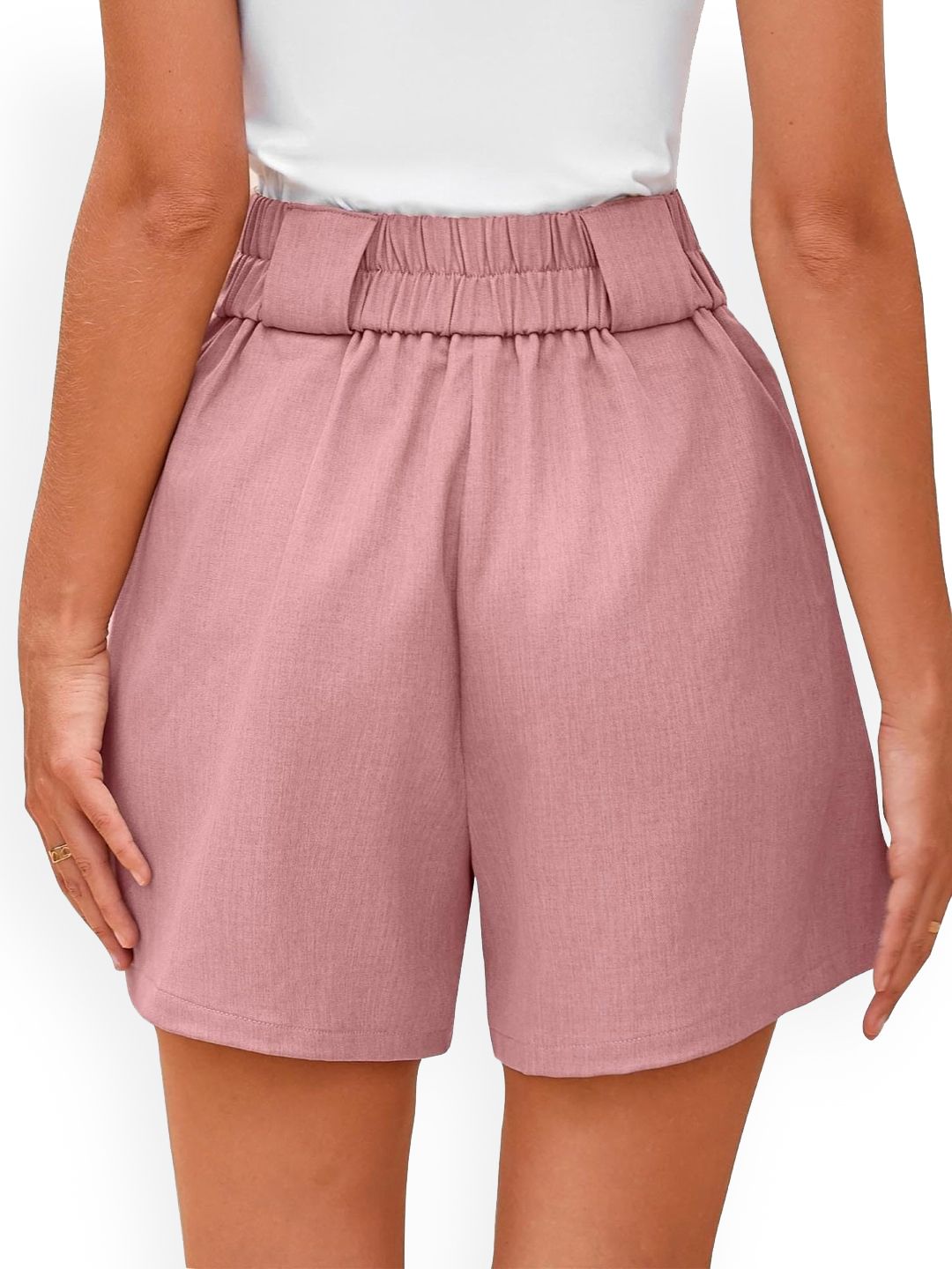 DressBerry Women Regular Fit Mid-Rise Regular Shorts