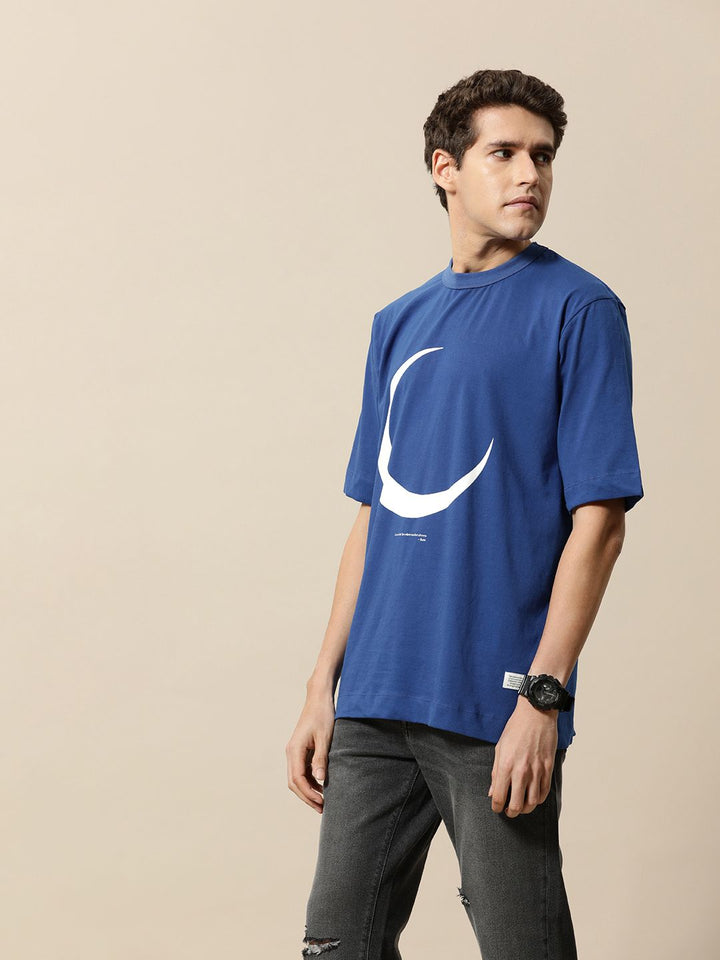 Mr Bowerbird Printed Drop-Shoulder Sleeves Pure Cotton T-shirt