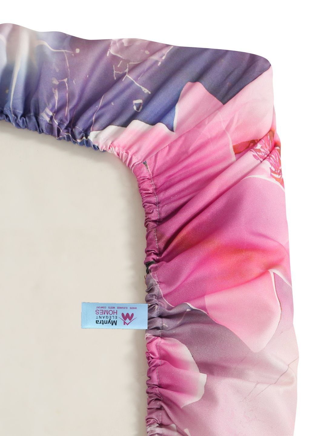 Myntra Elegant Homes Grafik Pelbagai Warna 400 TC Cadar dengan 2 Sarung Bantal