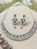 Set Perhiasan Berat Batu Diamond American Karatcart berlapis
