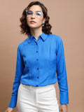 Tokyo Talkies Women Solid Regular Fit Shirt