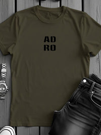 ADRO Men Typography Printed T-shirt