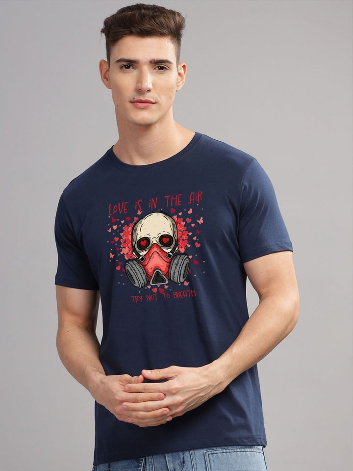 ADRO Men Graphic Printed Round Neck Cotton T-shirt