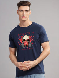 ADRO Men Graphic Printed Round Neck Cotton T-shirt