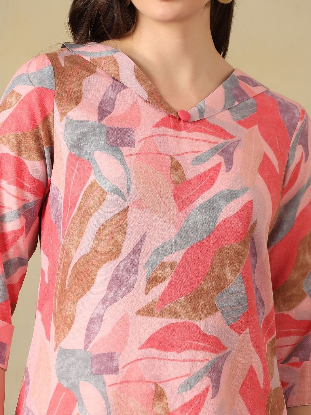 Mamicha Tropical Cotton Printed Tunic with Trousers