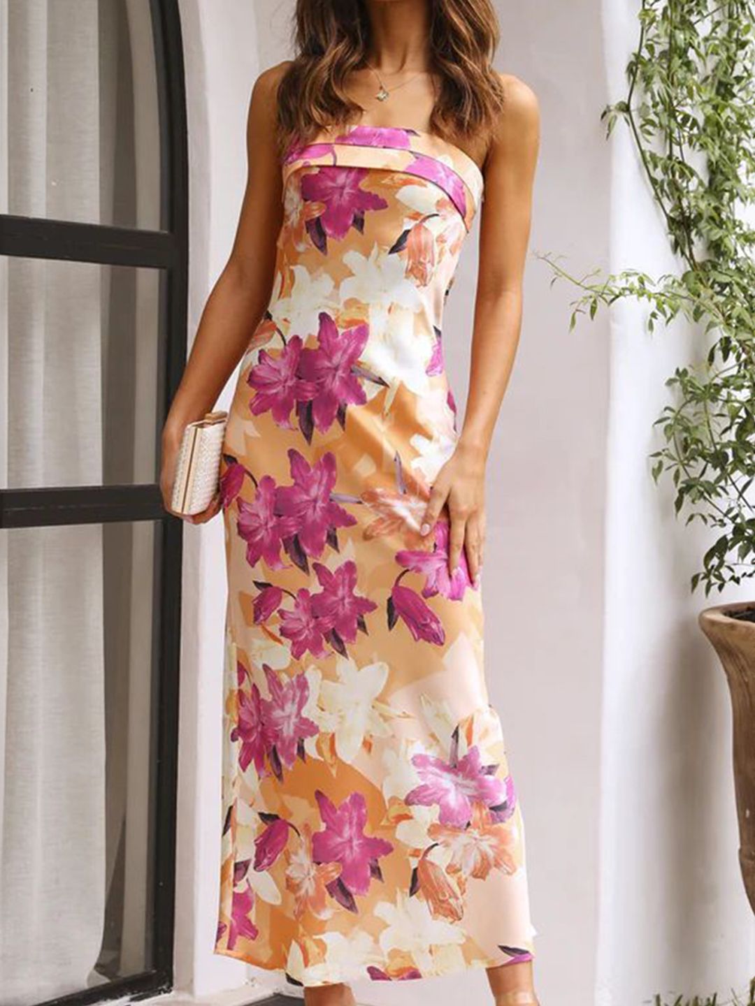 all about you Floral Print Maxi Dress
