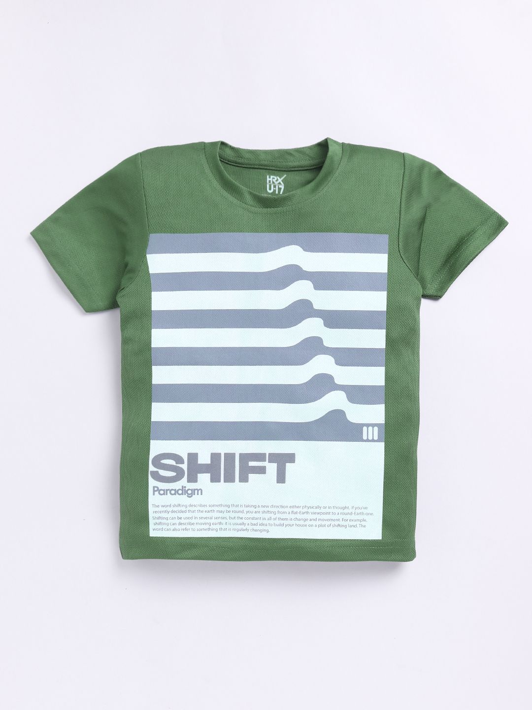 HRX by Hrithik Roshan Boys Printed Rapid-Dry T-shirt