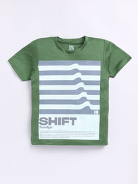 HRX by Hrithik Roshan Boys Printed Rapid-Dry T-shirt