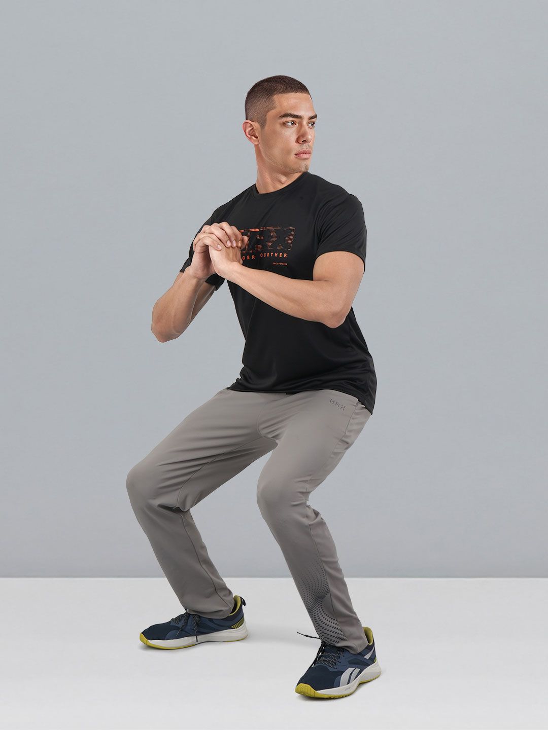 HRX by Hrithik Roshan Twin Collection Rapid-Dry Printed Training T-shirt