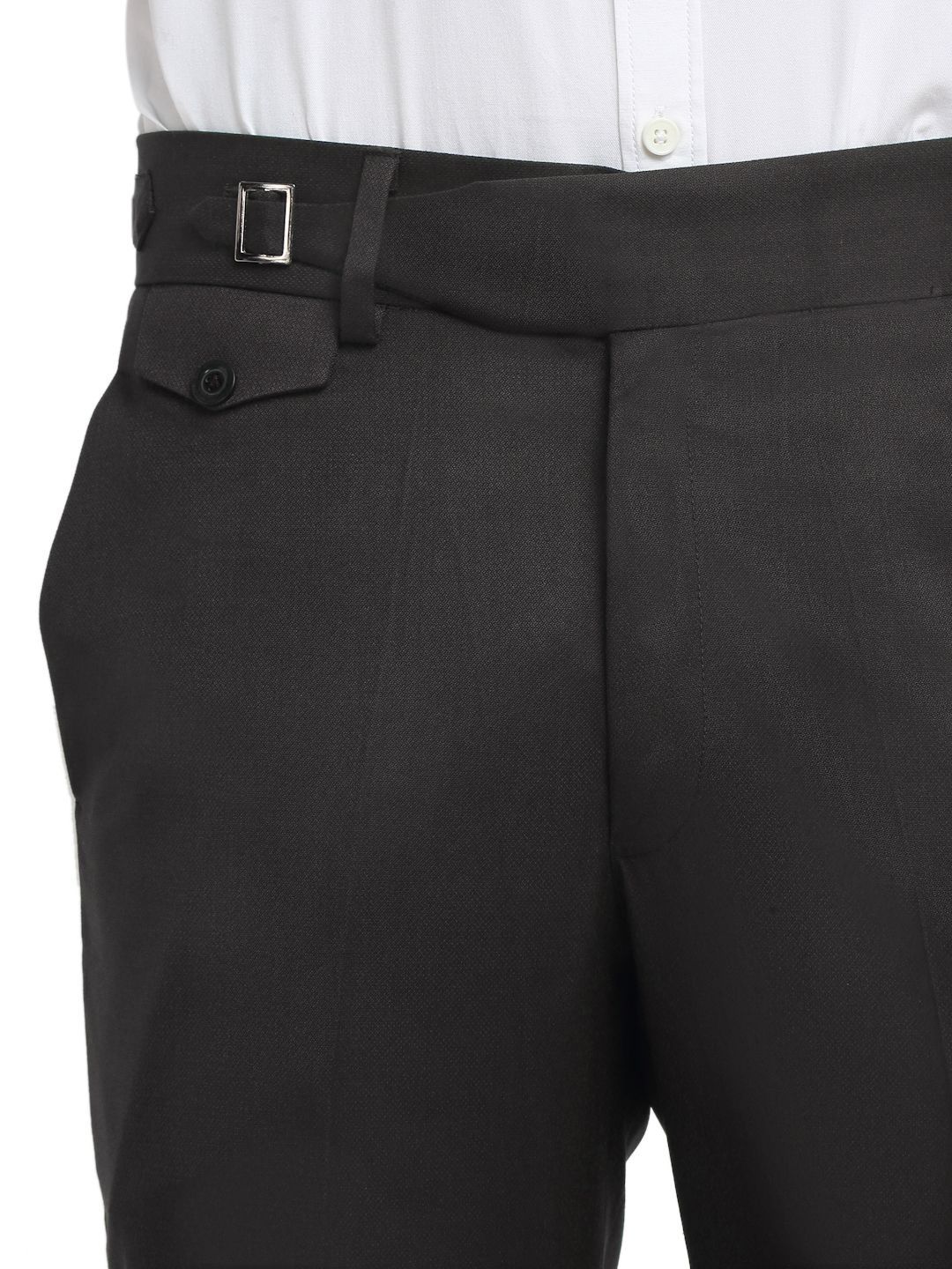 KLOTTHE Men Cotton Rich Solid Slim Fit Gurkha Pants
