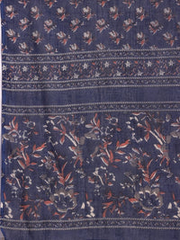 Libas Floral Printed Pure Cotton Straight Kurta With Trouser & Dupatta