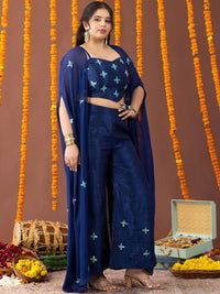 Mamicha Embroidered Shoulder Straps Top & Trousers Co-Ords