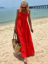 all about you Strapless Maxi Dress