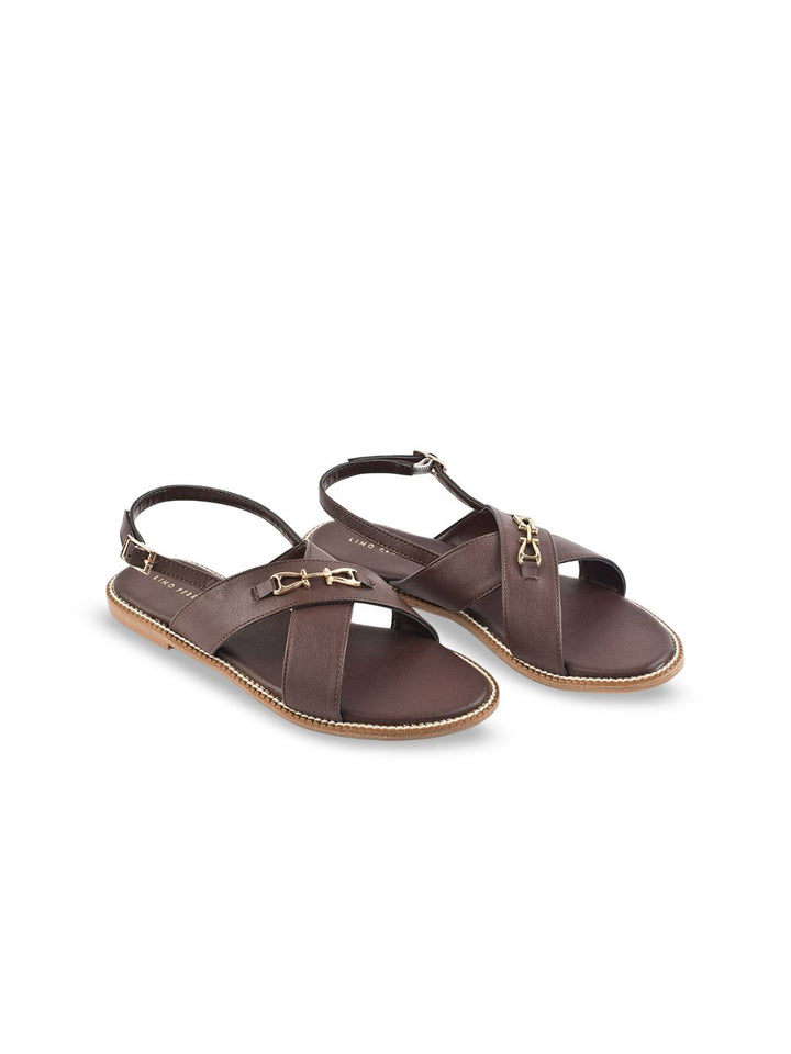 Lino Perros Women Open Toe Flats