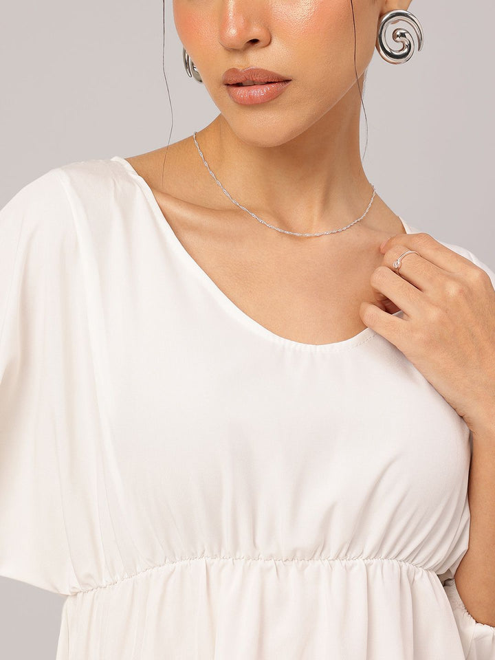 DressBerry Feminine Flair Empire Top