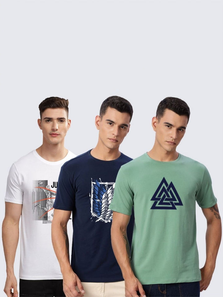ADRO Men Printed T-shirt