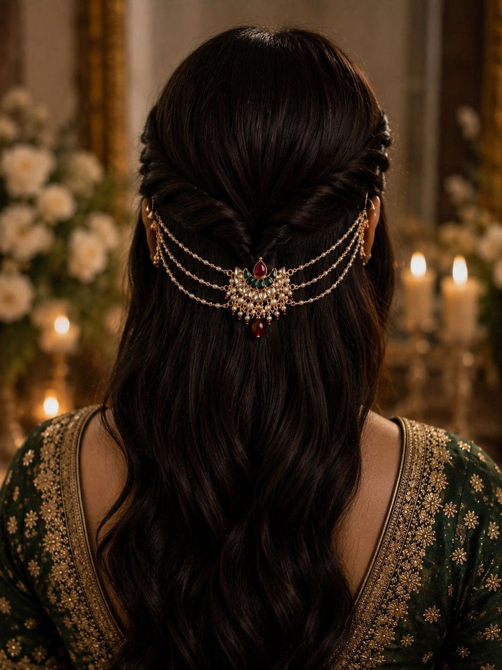Set Aksesori Rambut Dihiasi Wanita PANASH daripada