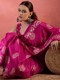 Saree mall Ethnic Motifs Bagru Sarees