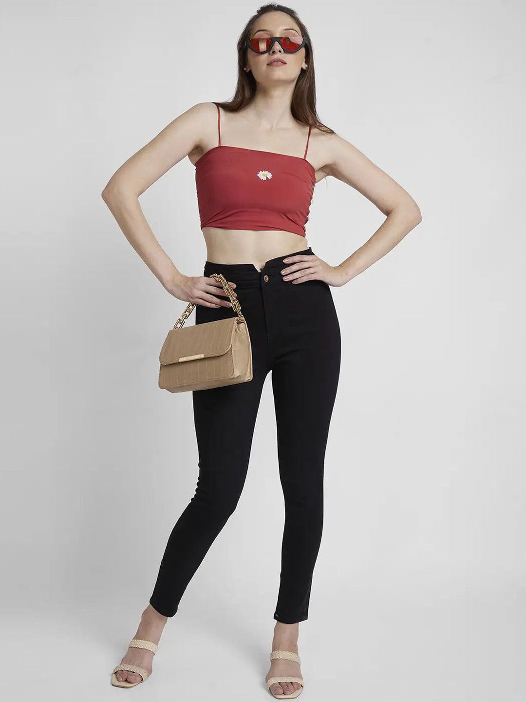 SPYKAR Women Skinny Fit High-Rise Stretchable Jeans
