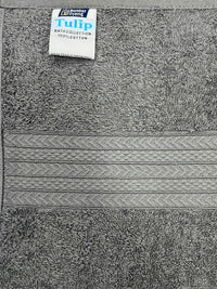 BOMBAY DYEING Grey 1 PcsCotton 450 GSM Bath Towel