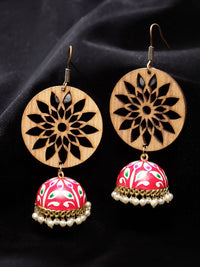 DressBerry Gold Plated Contemporary Drop Earrings