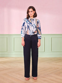 AND Floral Print Cotton Top
