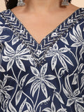Mamicha Women Floral Printed Regular Pure Cotton Kurta with Palazzos & With Dupatta