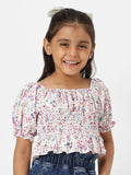 Nauti Nati Girls Printed Cropped Top
