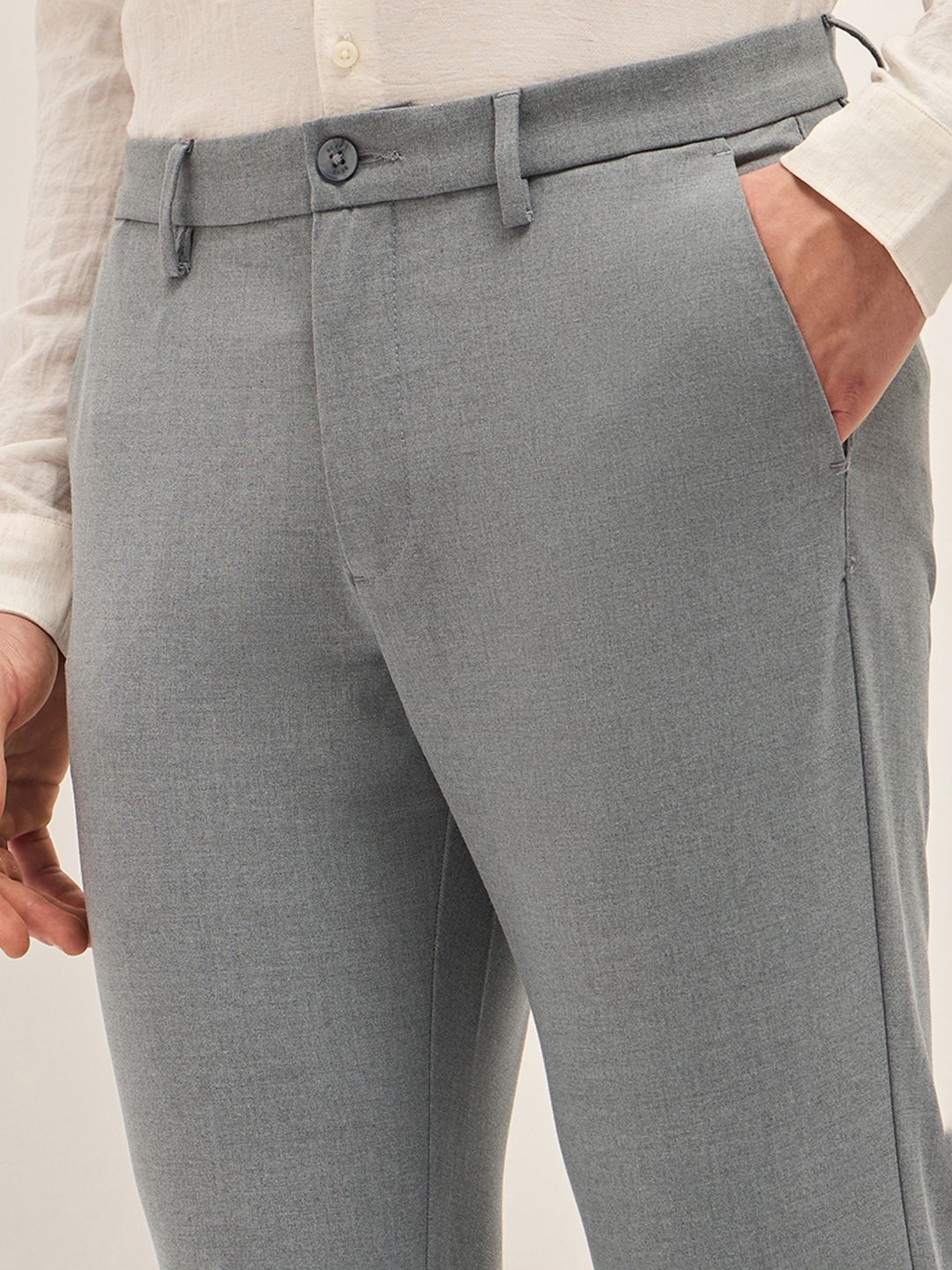 THE BEAR HOUSE Men Slim Fit Trousers
