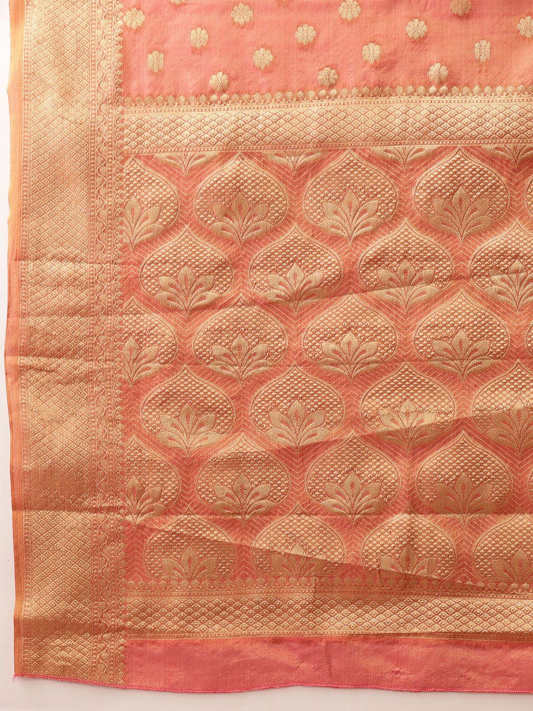 Silk Land Woven Design Zari  Kanjeevaram Saree with blouse piece