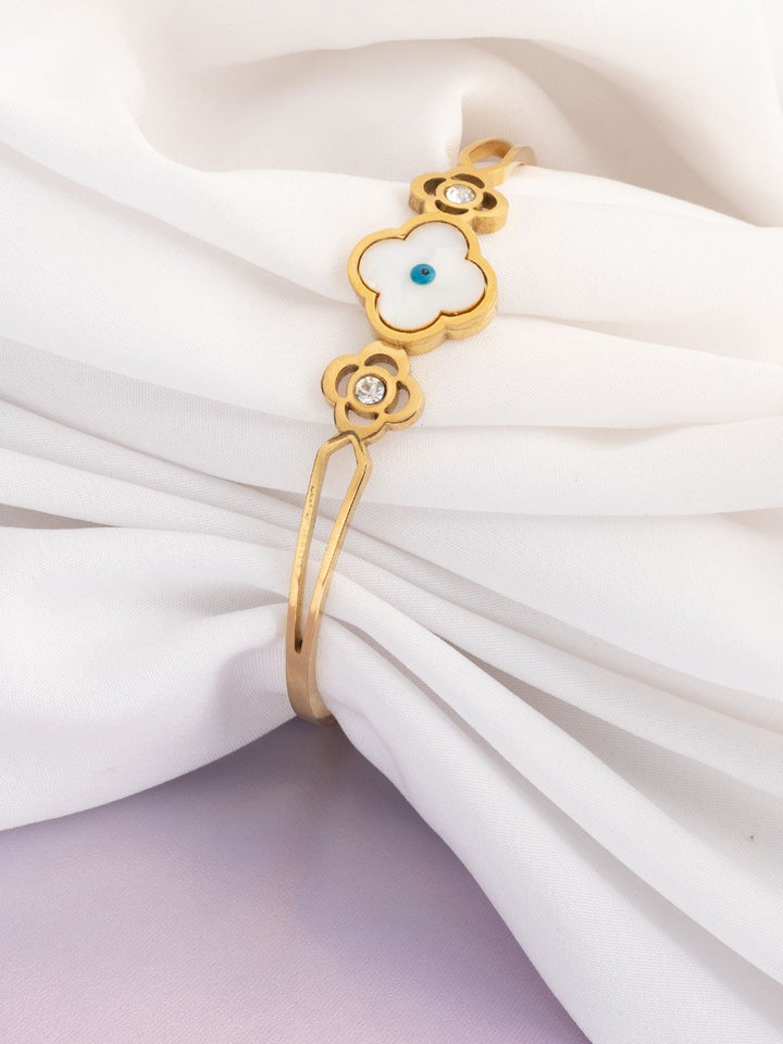 VOGUE PANASH Wanita Brass Gold-plated Bangle-Style Bracelet