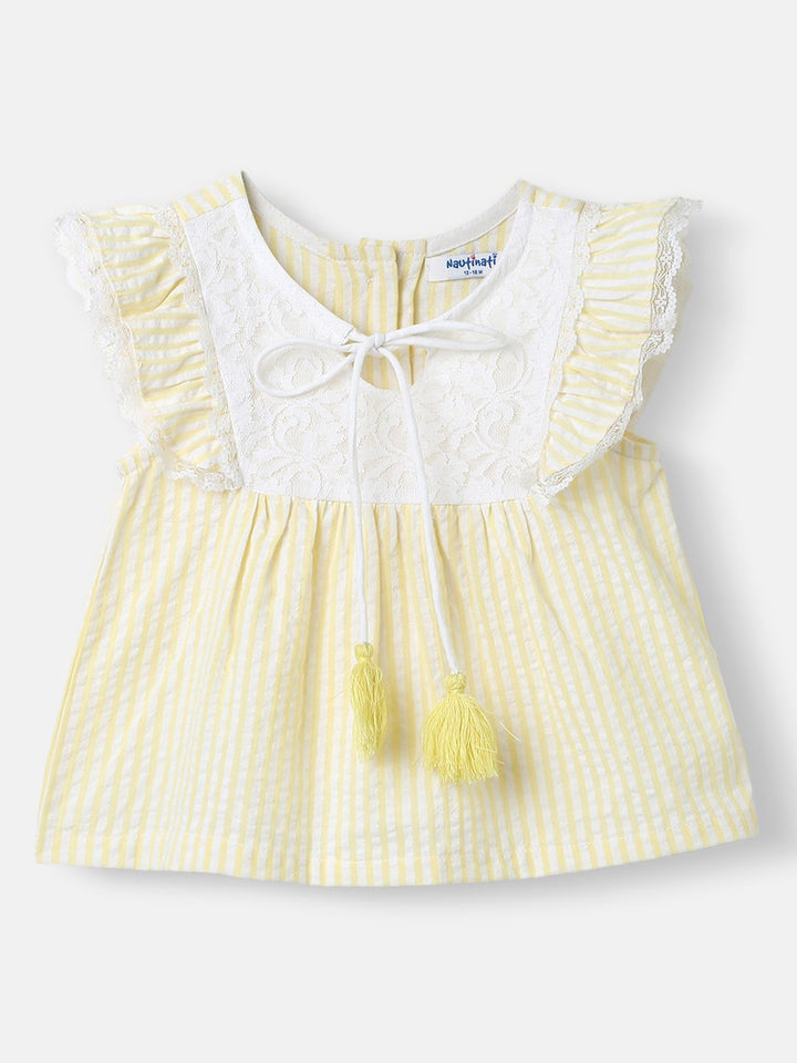 Nauti Nati Girls Striped Top with Shorts