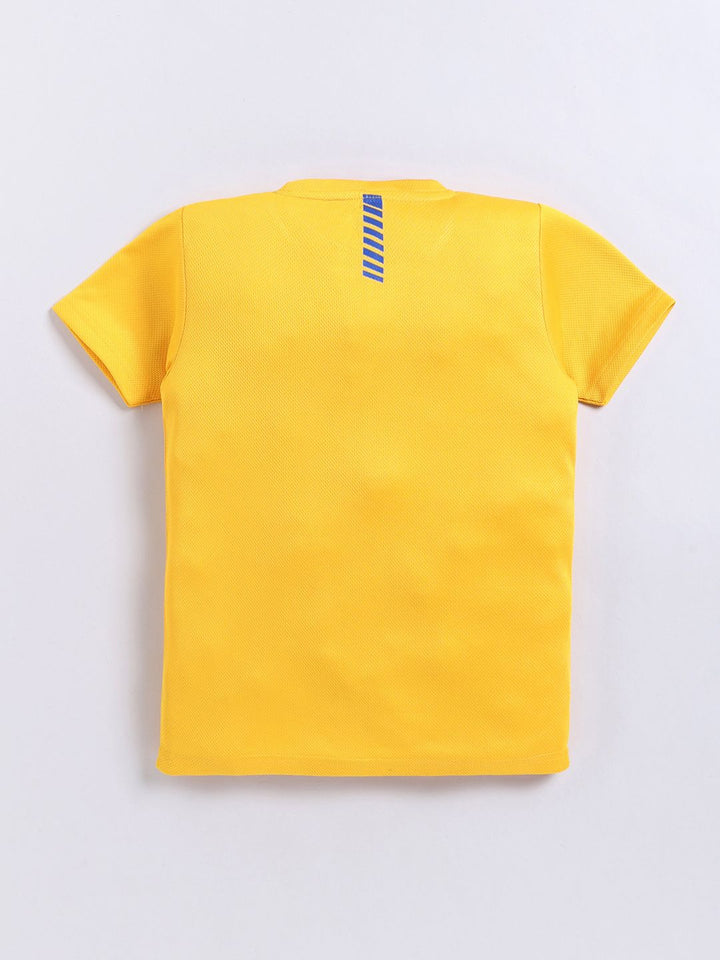 HRX by Hrithik Roshan Boys Typography Printed Rapid-Dry T-shirt