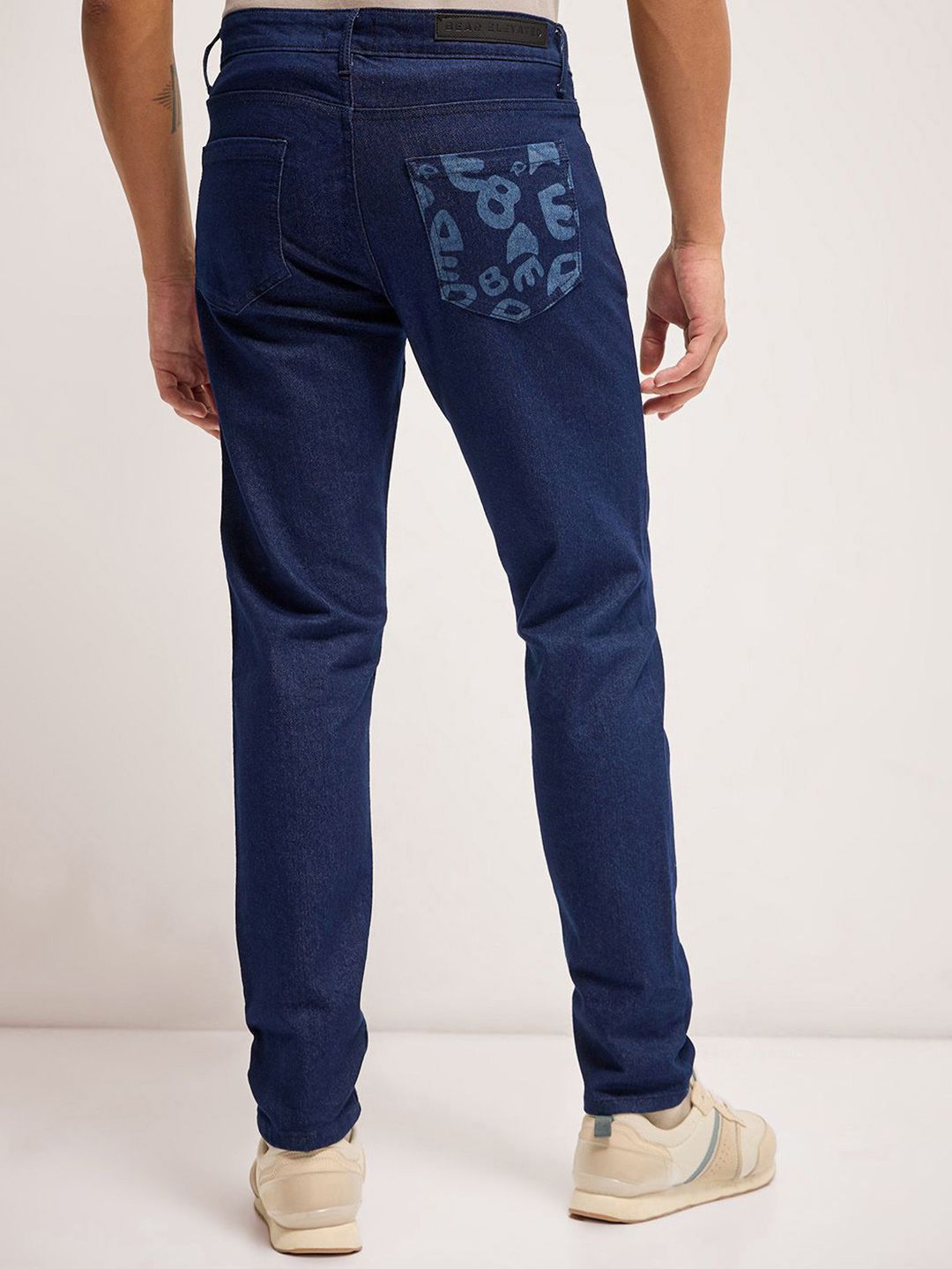 THE BEAR HOUSE Men Slim Fit Clean Look Stretchable Jeans