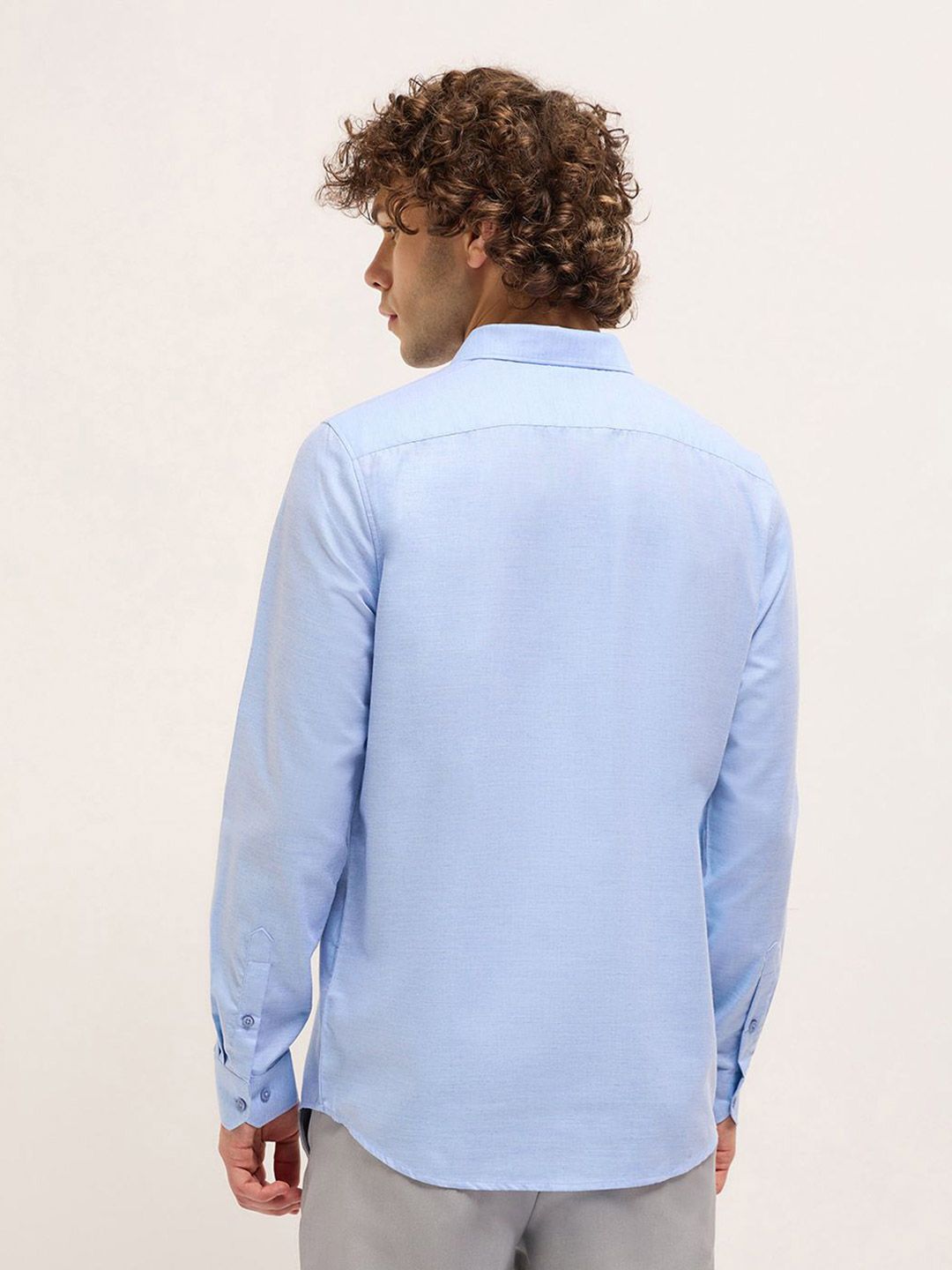 THE BEAR HOUSE Men Tailored Fit Opaque Formal Shirt