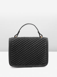 DressBerry Textured Structured Satchel