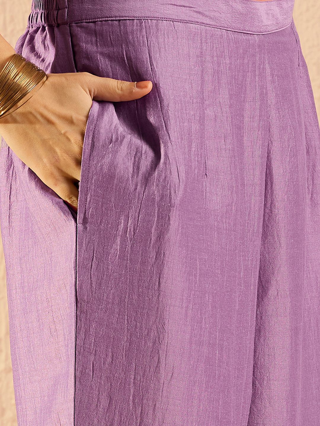 Indo Era Women Floral Embroidered Regular Thread Work Kurta with Trousers & With Dupatta