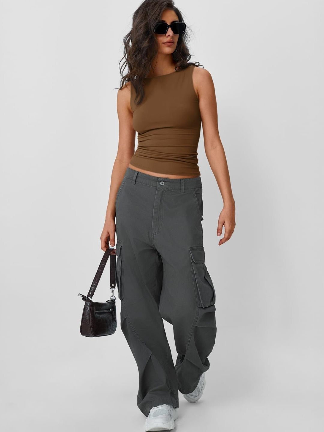 DressBerry Women Solid Crop Top