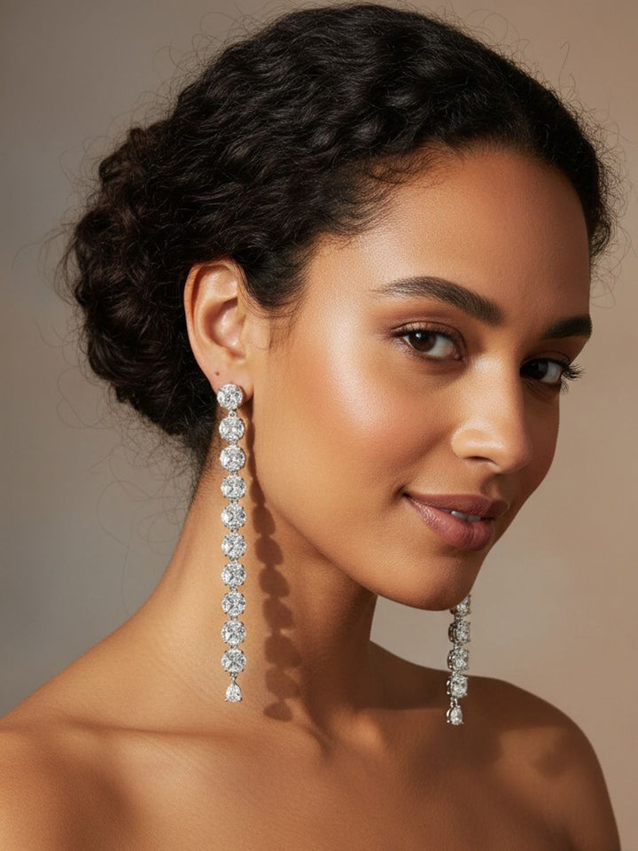 PANASH Circular Drop Earrings