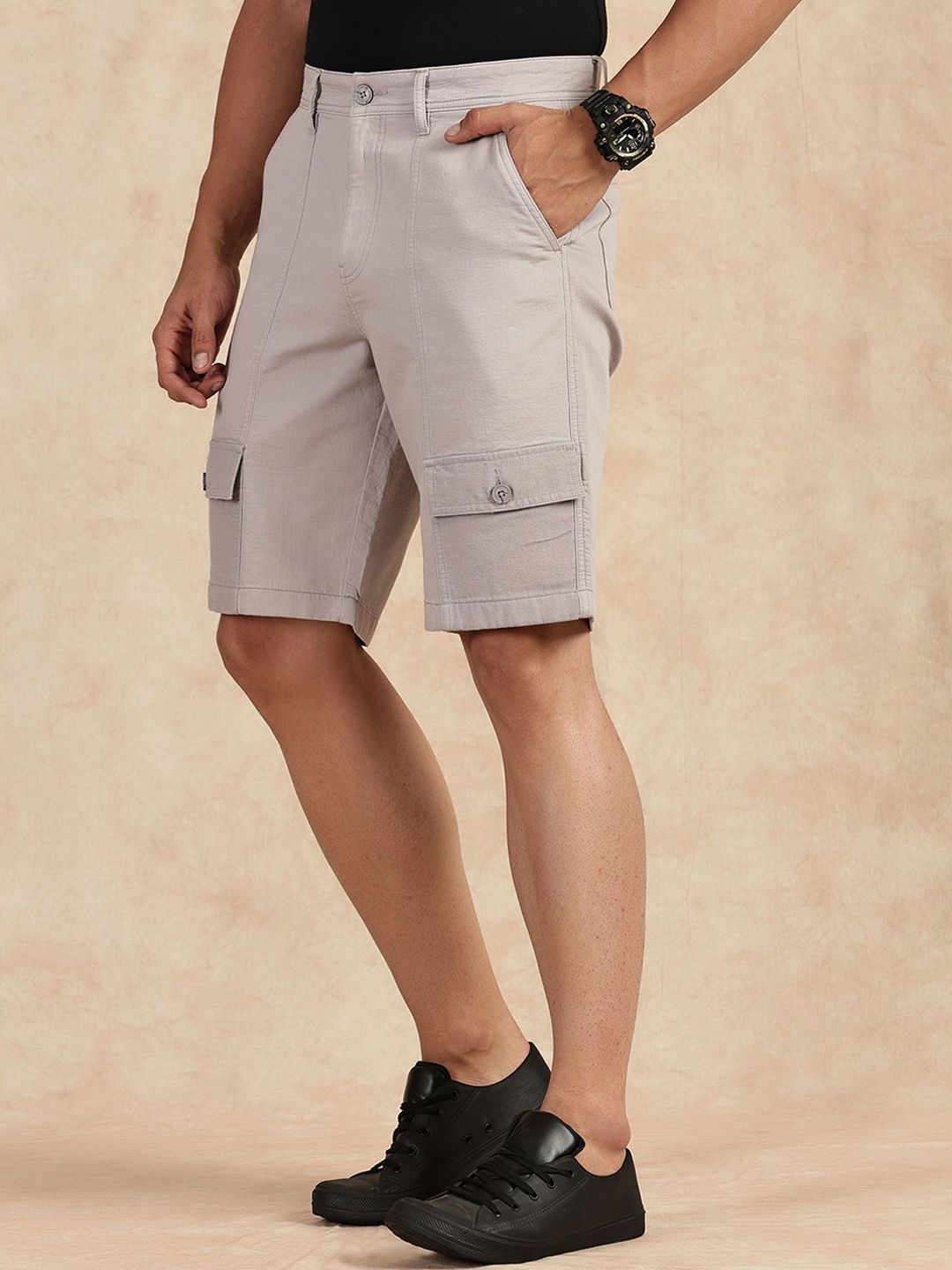 Thomas Scott Men Regular Fit Mid-Rise Shorts