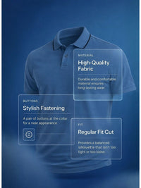 ADRO Men Polo Collar T-shirt