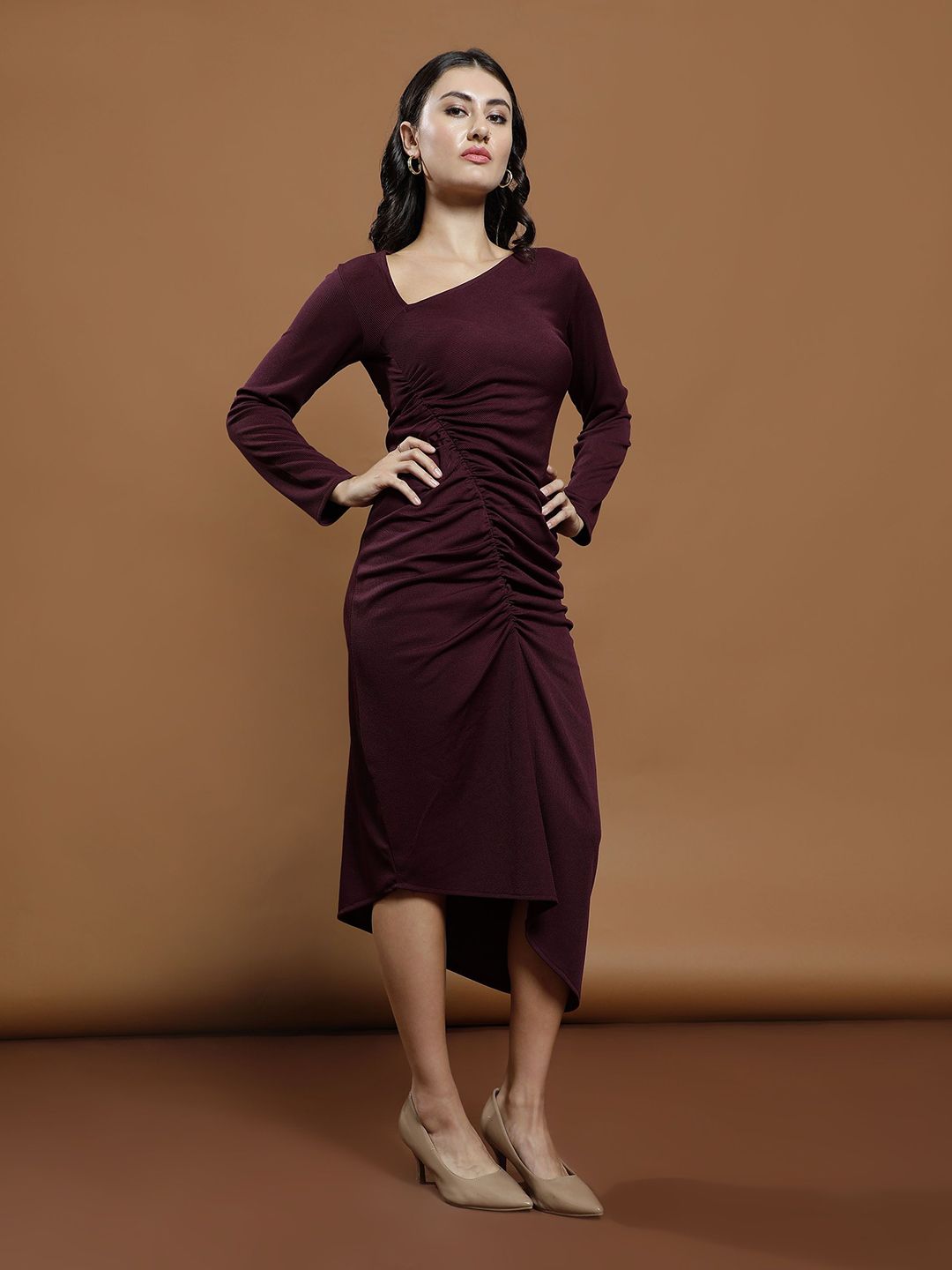 Pakaian midi bodycon athena