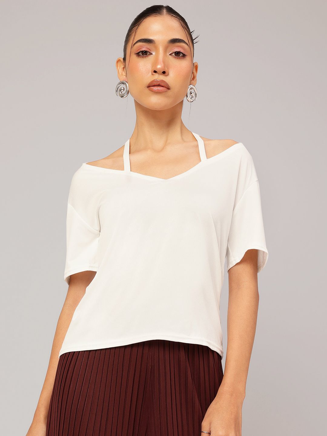 DressBerry Summer Staple Halter Neck Top