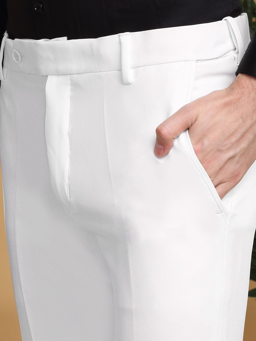 Moda Rapido Men Slim Fit Easy Wash Pleated Seluar
