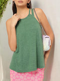 DressBerry Gypsy Glam Shoulder Straps Relaxed A-Line Top