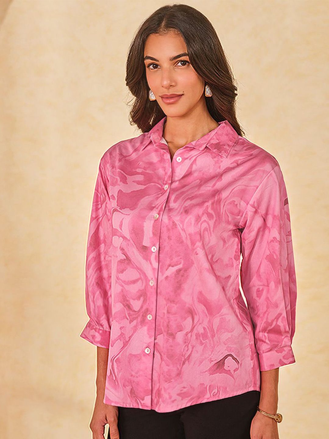 AND Print Cotton Top