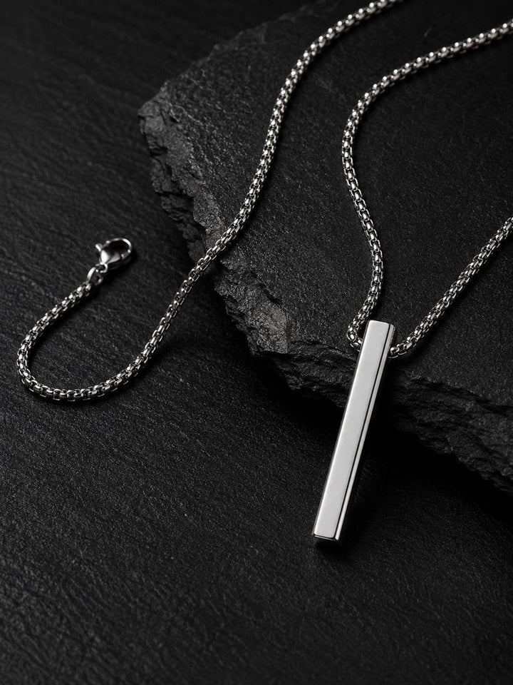 PANASH Men Brass Silver-Plated Necklace