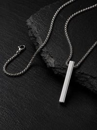 PANASH Men Brass Silver-Plated Necklace