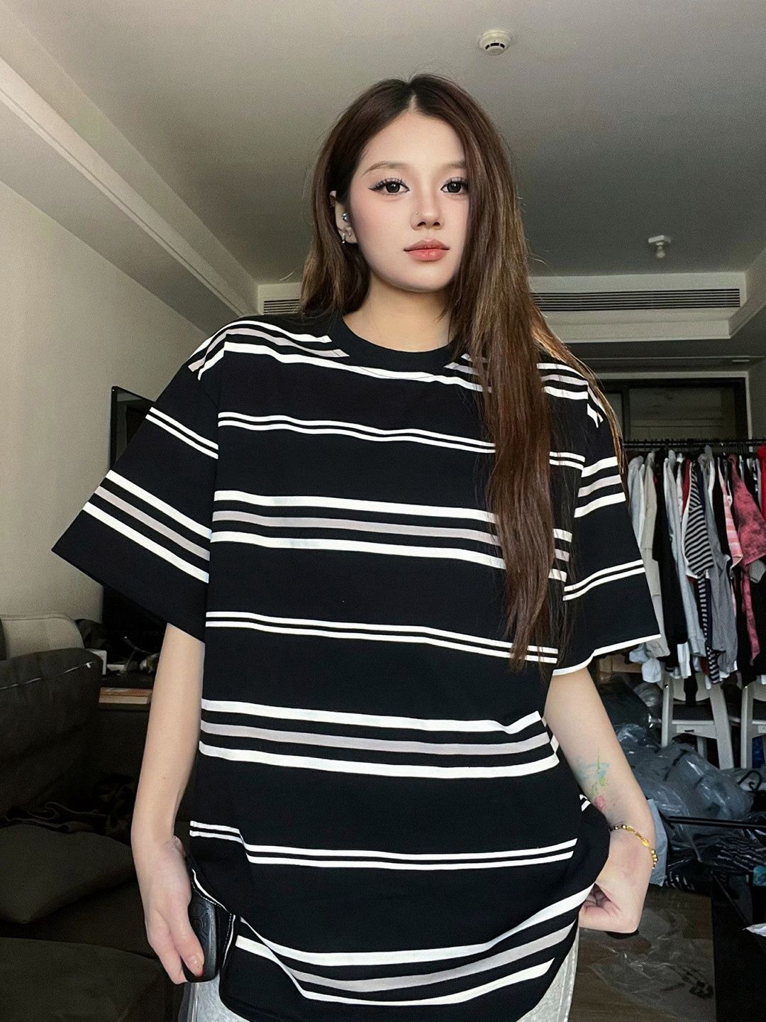 DressBerry Striped Cotton Tshirts