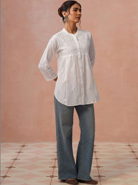 House of Chikankari Women Straight Casual Shirt